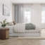 Lit plateforme en bois massif avec lit gigogne assorti Lamariah-457229962-457229956