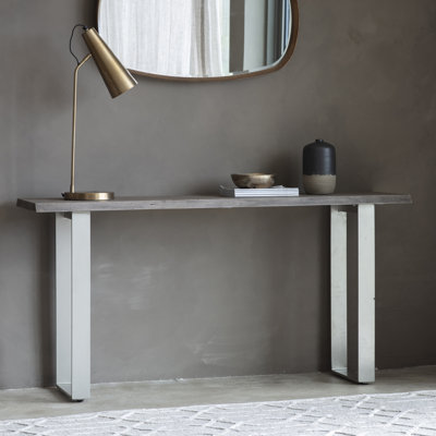 Gwinn 160cm Solid Wood Top Console Table