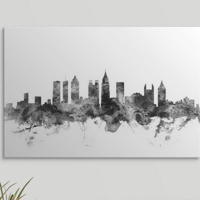 «Atlanta Georgia Skyline» par Francy, impression