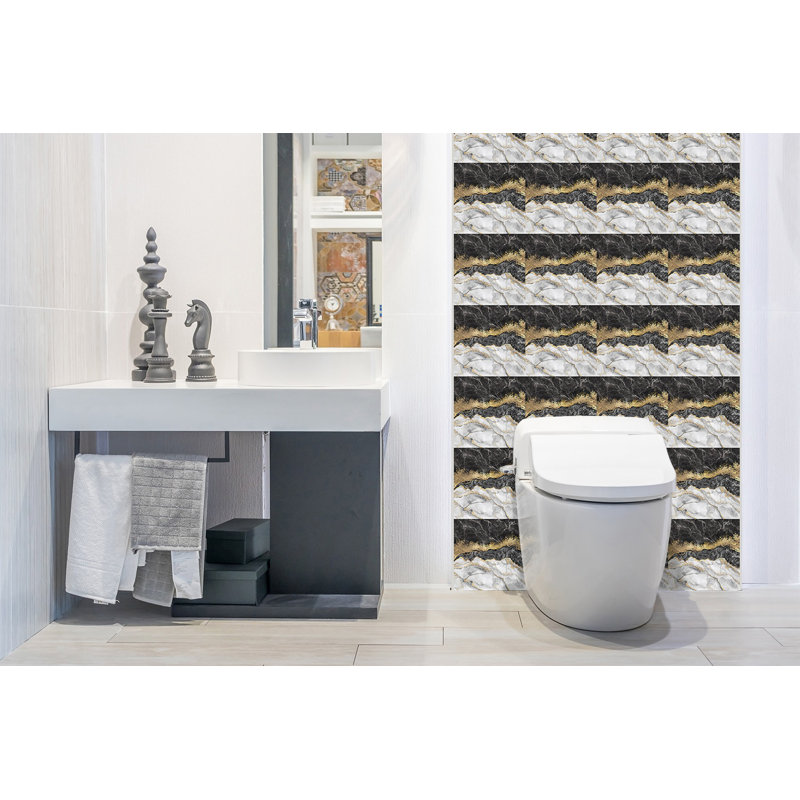 Self Adhesive Vinyl Splashback Sticker Wall Stickers 39,37x19,68 Inch Tile Peel and Stick Wall Tiles