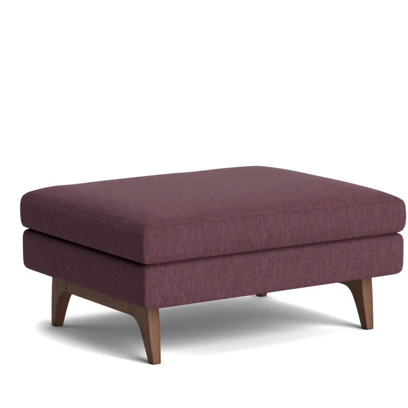 Tyler Ottoman, Performance Weave - Aubergine
