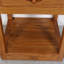Solid wood shelf multi-layer storage rounded corne