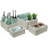 Sorbus Stackable Storage Woven Paper Rope Baskets 4-Piece Set-2080341861