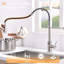 Robinet de cuisine sans contact, robinet de cuisine intelligent automatique mains libres noir-116628671