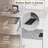 Dressing Table With Built-In Outlets And Led Lighted Mirror-3700803