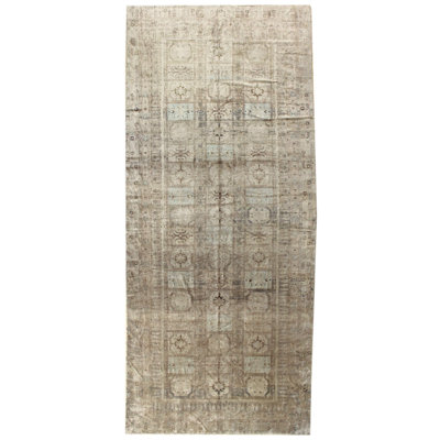 Sivas One-of-a-Kind 9'8" X 23' 1920s Runner Wool Area Rug in Beige
