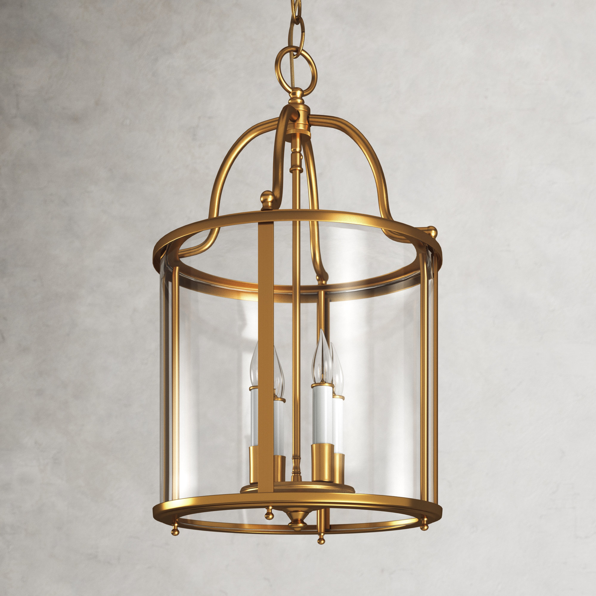 Tide 4 Light Dimmable Lantern Chandelier for Home