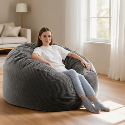 Full Size Black Sofa Bed Mattress Dual Purpose Corduroy Comfortable Durable Foldable Easy Clean Living Room Sofa Mattress