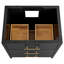 Ensemble de meuble-lavabo simple 30 po avec plateau en marbre de Carrare Marilena-88582643