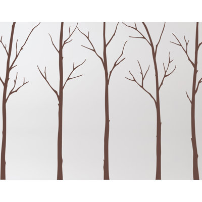 Adhésif décoratif arbres d'hiver