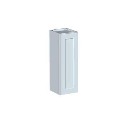 DL Cabinetry (Ready-To-Assemble) Shaker Style 36" High Single Door Wall Cabinet W12" x H36" x D12" - Dove Grey