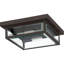 Plafonnier encastré bronze occidental 2 lumières Wiebe-63379784