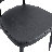 Walpole Ergonomic PU Leather Dining Chairs with Curved Backrest-111087578