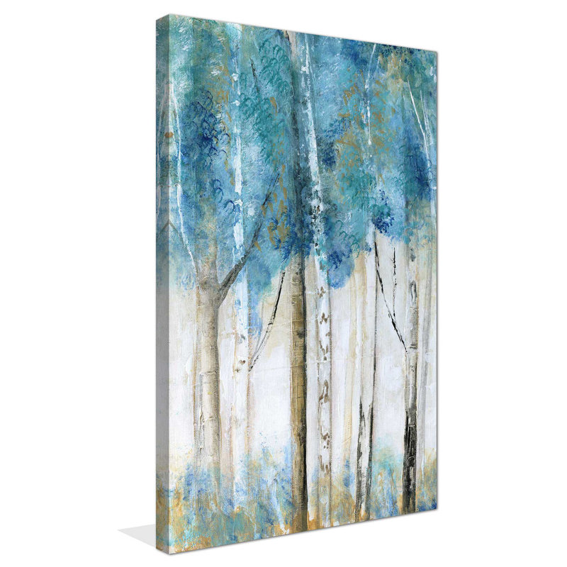 Bois magique - Peinture, L 36 po x H 60 po, Toile tendue