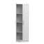 Armoire de cuisine et armoire haute 4 étages, blanc, 2 portes, 3 cloisons, panneau de particules de 15 mm, production professionnelle merveilleuse