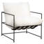 Inska Black Iron Hammock Style Occasional Chair-124176184-124176185
