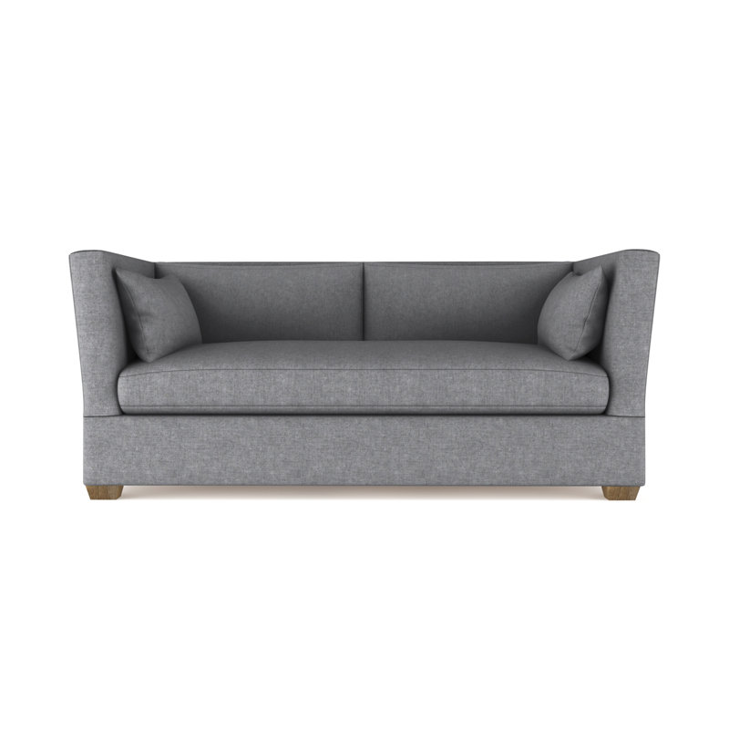 Canapé Rivington, Peluche velours pierre ponce, H 31 po x l 84 po x P 37 po, Naturel