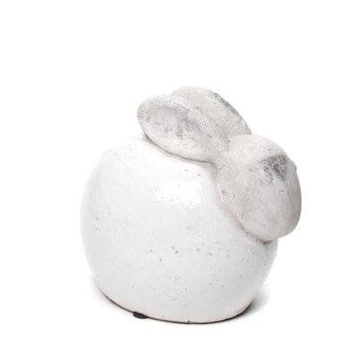 Statue de lapin accroupie Fedler