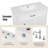 36"W Freestanding Bathroom Vanity With Sink Top And Drawers-601321529