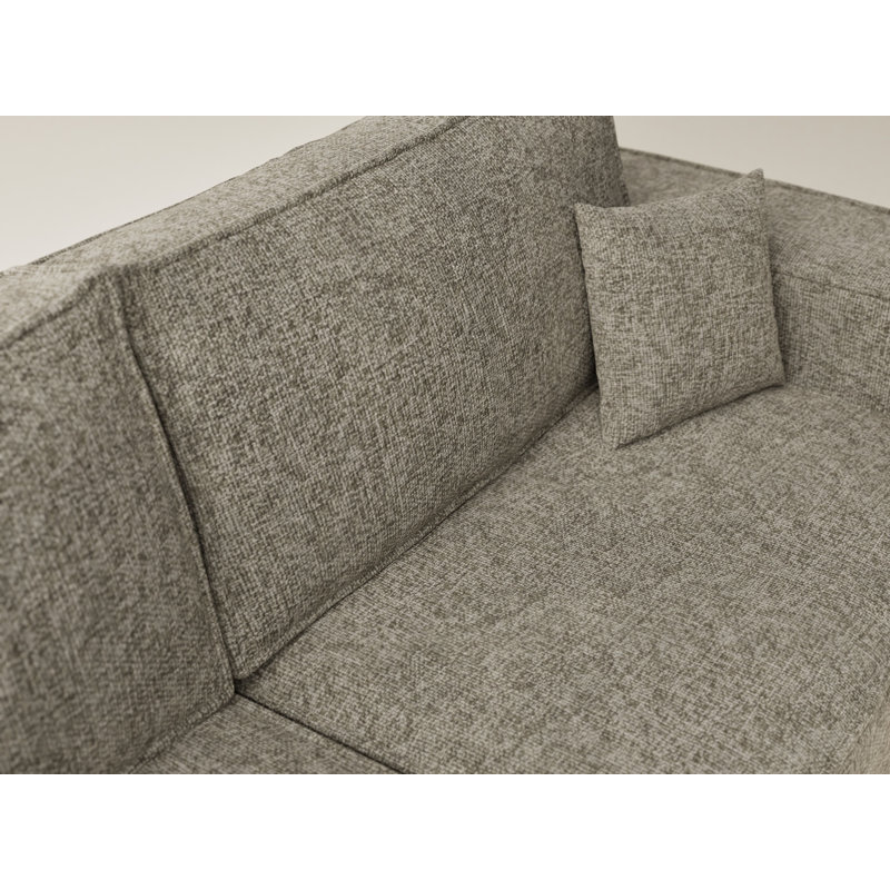 4 Seater Reclining Corner Sectional, Left Hand Facing, Brown