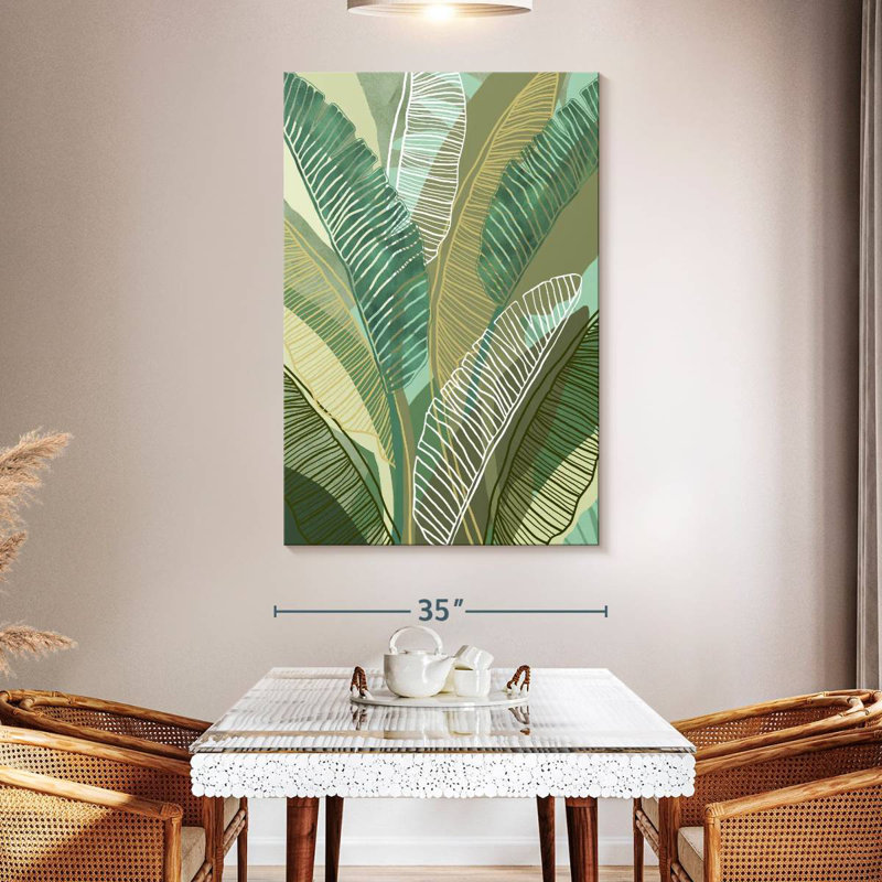 Harnek Tropical Botanical II, 51" H x 34" W