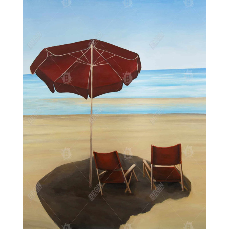 «Relax At The Beach», reproduction sur toile