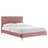 Modway Yasmine Channel Tufted Performance Velvet Platform Bed-146170685-146170687