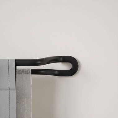 Stefano Adjustable 0.63 Single Curtain Rod