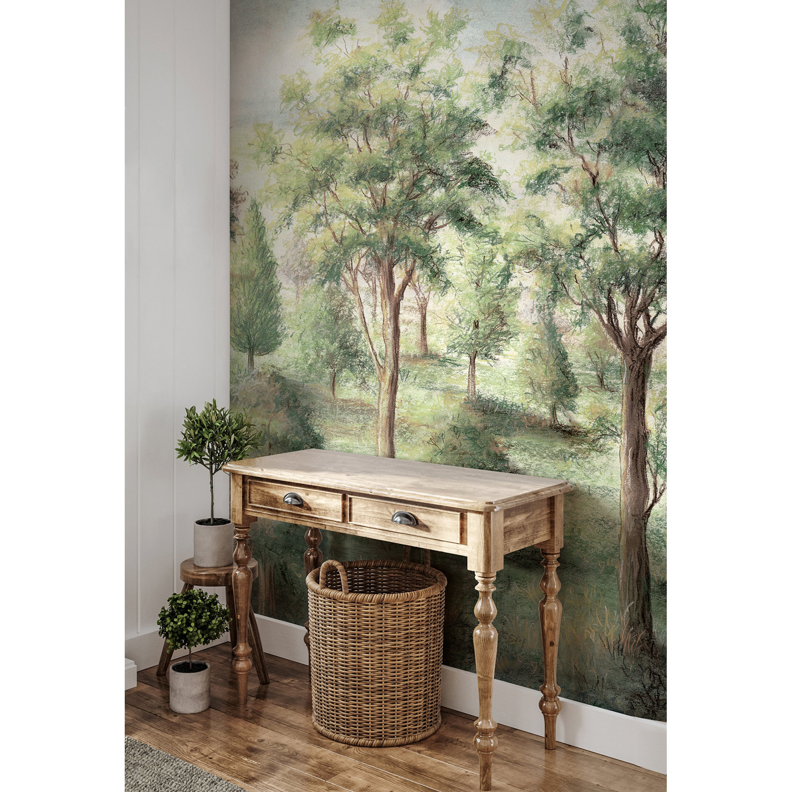 Emory Green Wall Mural