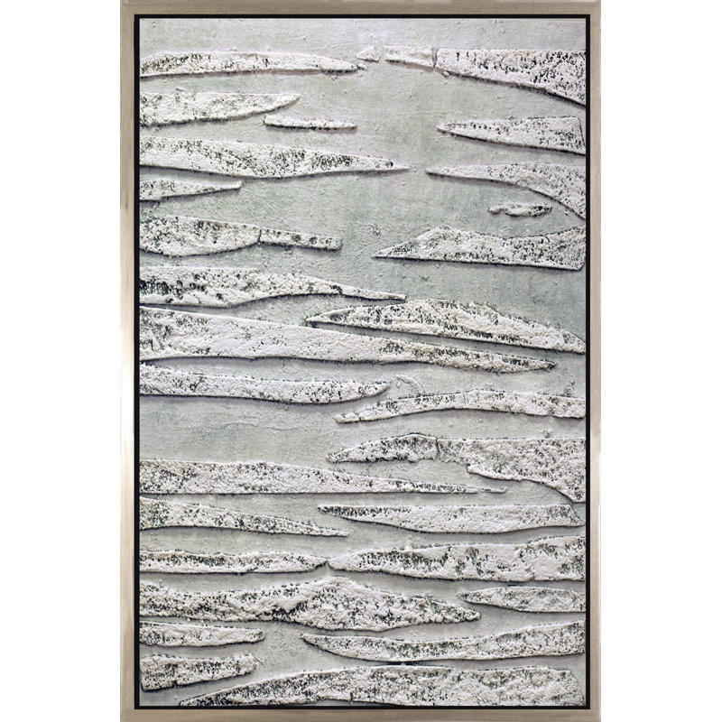 Fissures In Ice Painting, 72" H x 54" W