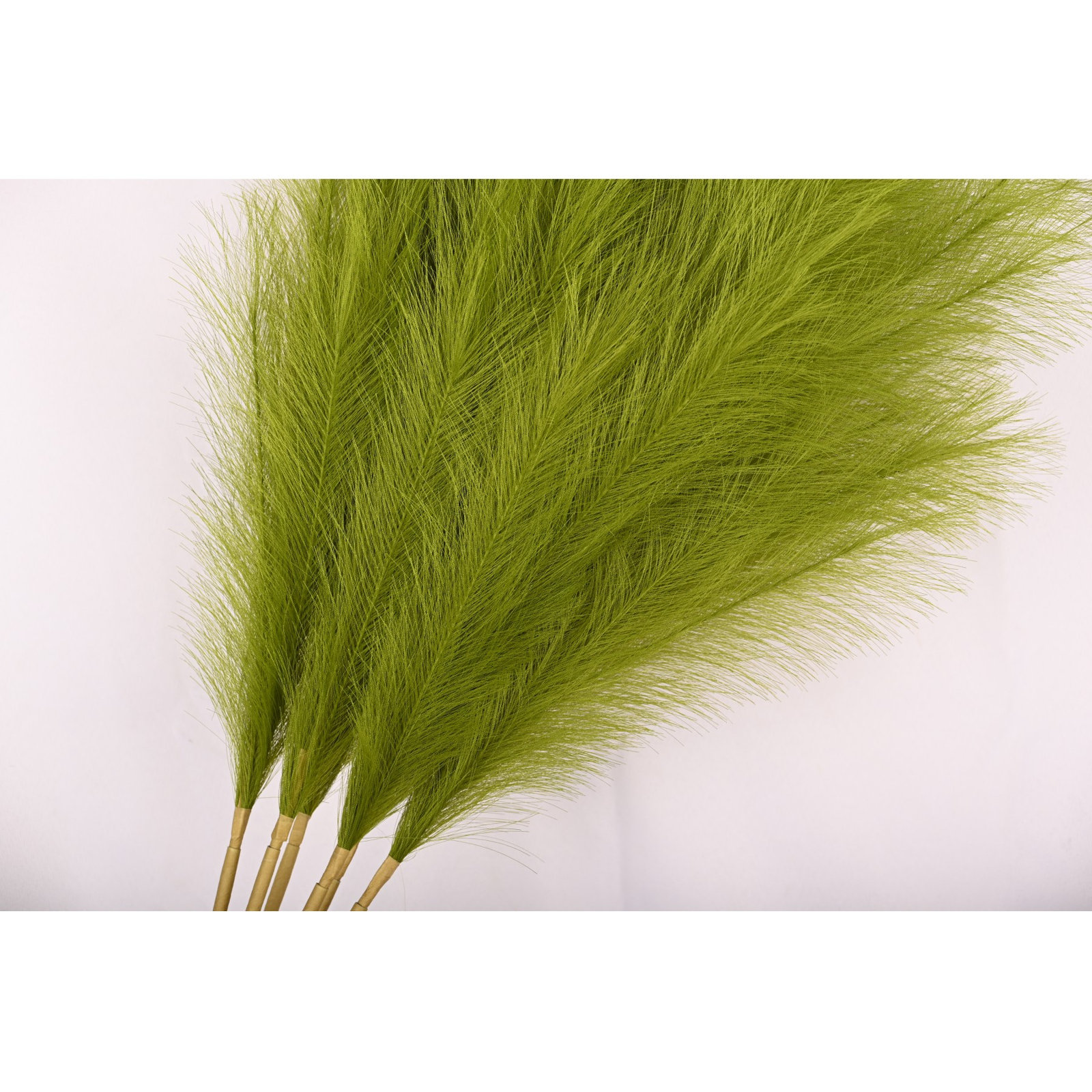 Silk Pampas Grass Arrangement, Green, 43"H x 8"W
