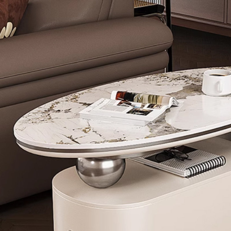 Luxury-luxurious and niche-designed coffee table, 20.86" H x 35.43" W x 17.71" D