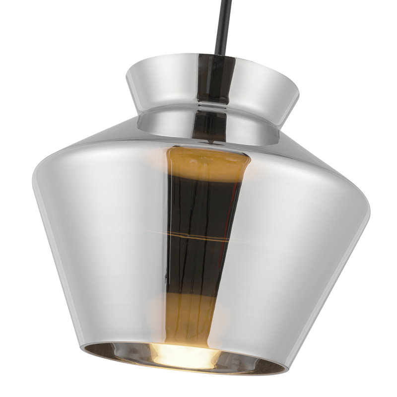 1 - Light LED Pendant, Chrome