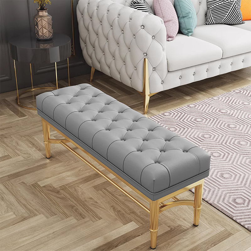 47.2 Multi-functional Shoe Bench, Gray