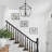 4 - Light Dimmable Lantern Geometric Chandelier