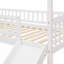 Lit mezzanine simple avec glissade et amp; Fabrication durable (aucun sommier requis)-1231024670