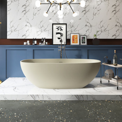 Baignoire de trempage autoportante 55 po