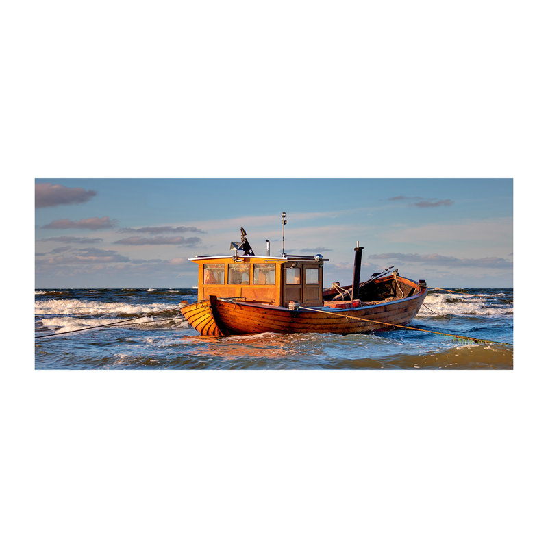 Fishing Boat - No Frame Print on Canvas