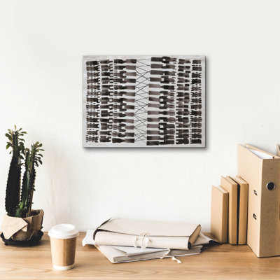 Toile épique Graffiti «Synapses» par Lori Arbel, 16 po x 12 po