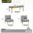 3-Piece Outdoor Patio Furniture Set, Outdoor Coffee Table-1035418635