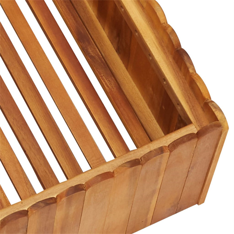 Gelman Wood Planter Box, 25cm H x 50cm W x 50cm D