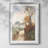 Vintage Landscape CX - Matted and Framed Under Acrylic Glass, Large Living Room Wall Art
