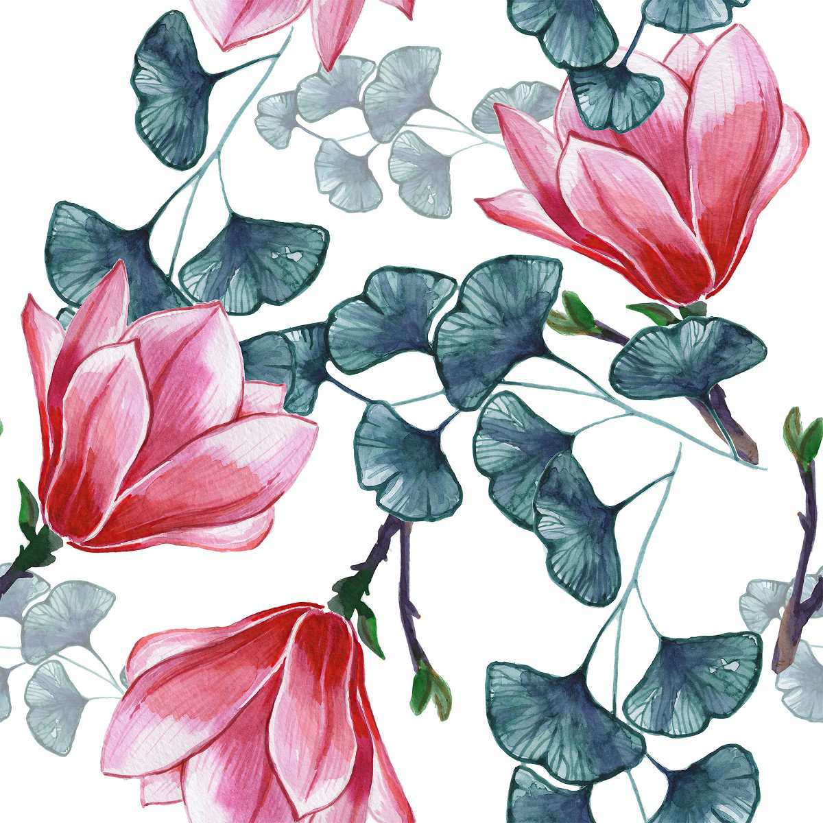 Red Barrel Studio Pink Flowers Wallpaper Peel And Stick And Prepasted ...