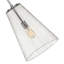 Luminaire suspendu conique à 1 lumière Evanne-48822265