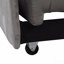 Canapé-lit pliant avec repose-pieds gris-1640083275