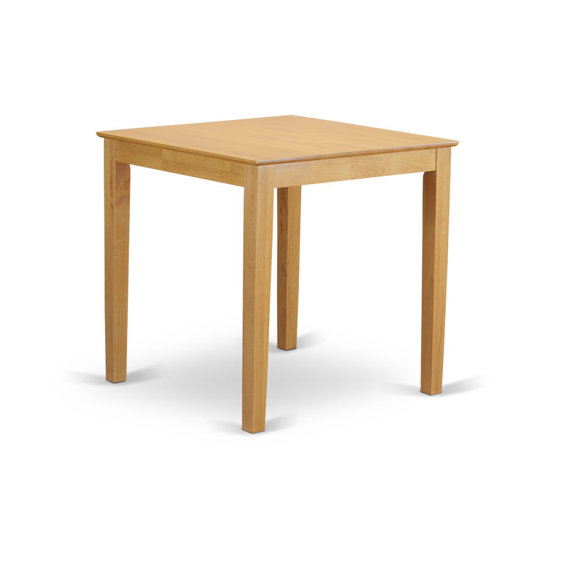 Table pub carrée à hauteur de comptoir pour petits espaces, 36 po x 36 po, chêne, Chêne