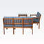 Ensemble modulaire d'extérieur avec coussins 23,3 po Dinardi-2145988444