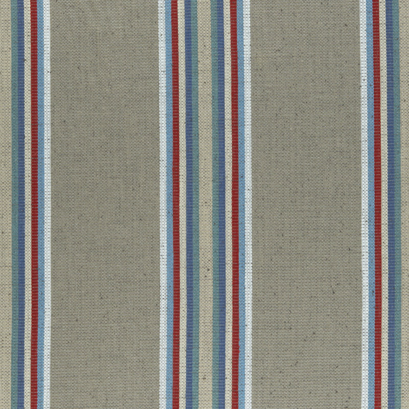 Amara Imani Fabric, Indigo/Red