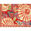 Suzani Wool Floral Area Rug in Red/Ivory/Navy Blue-907708230
