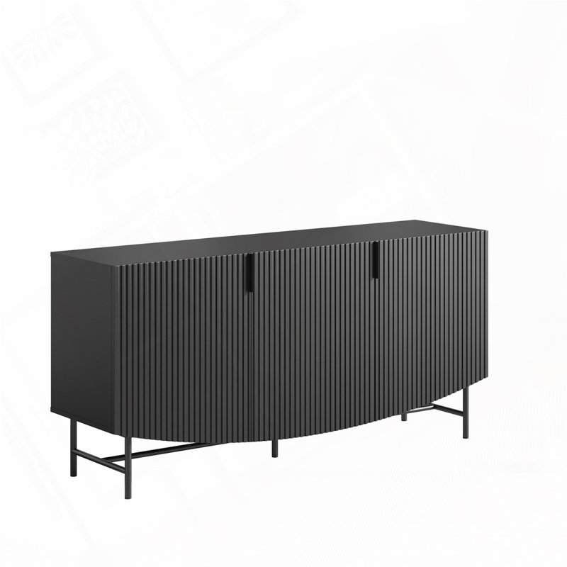 Meuble télé pour meuble télé 75 pouces, Noir